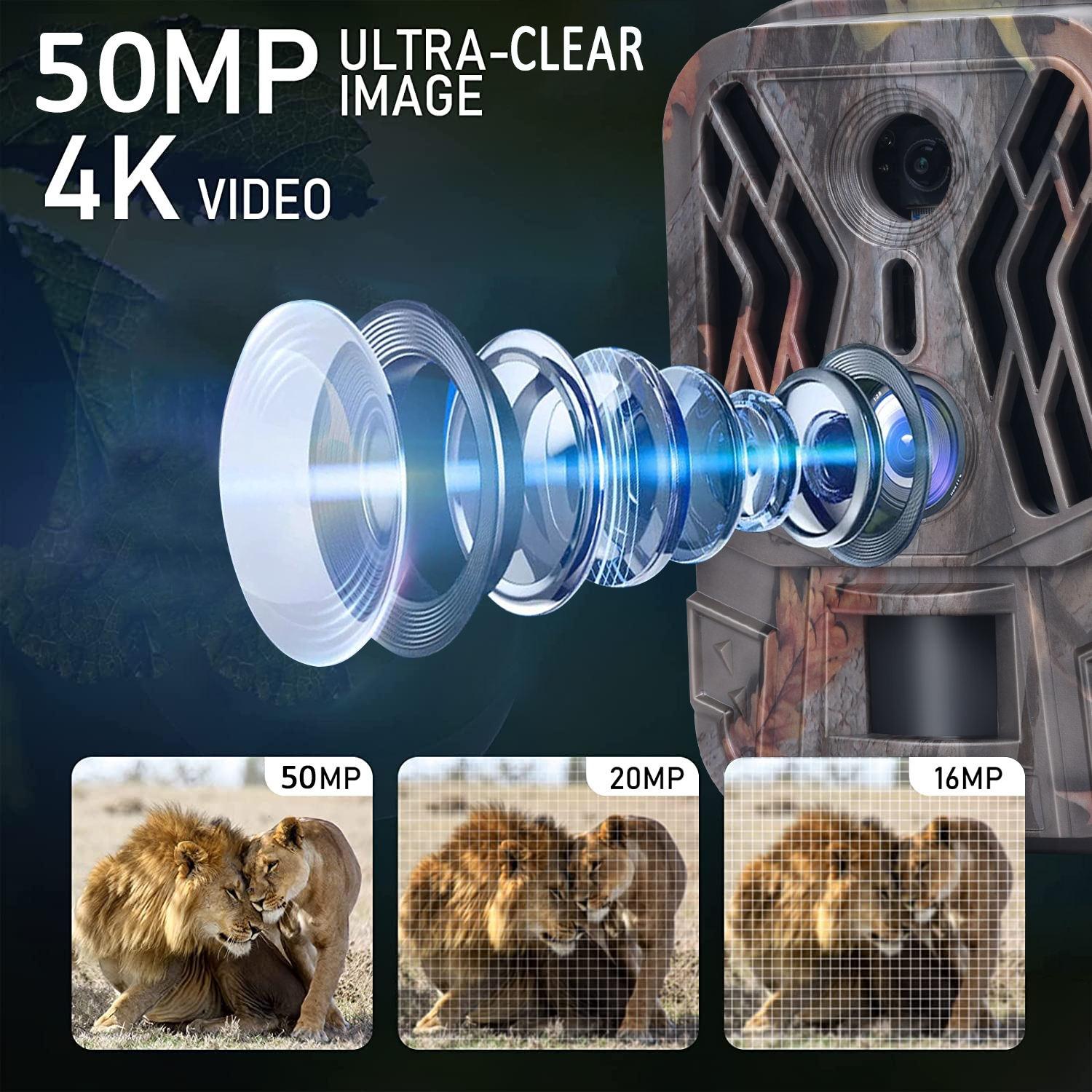 V562-1010014060DBT-202505231516-06 50mp 4k Dual Lens Infrared Hunting Camera for Outdoor Rainfall and Fog - Image 7