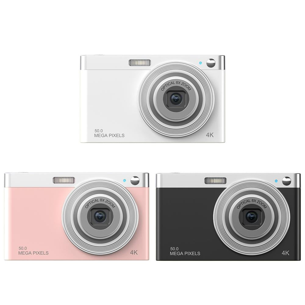V562-1020023060DBT-220949-02 4k 8x Optical Zoom Telescopic Lens Digital Camera - White 2.88 Inch - Image 3
