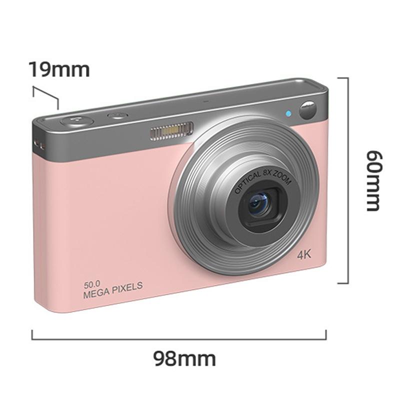 V562-1020023060DBT-220949-03 4k 8x Optical Zoom Telescopic Lens Digital Camera - White 2.88 Inch - Image 4