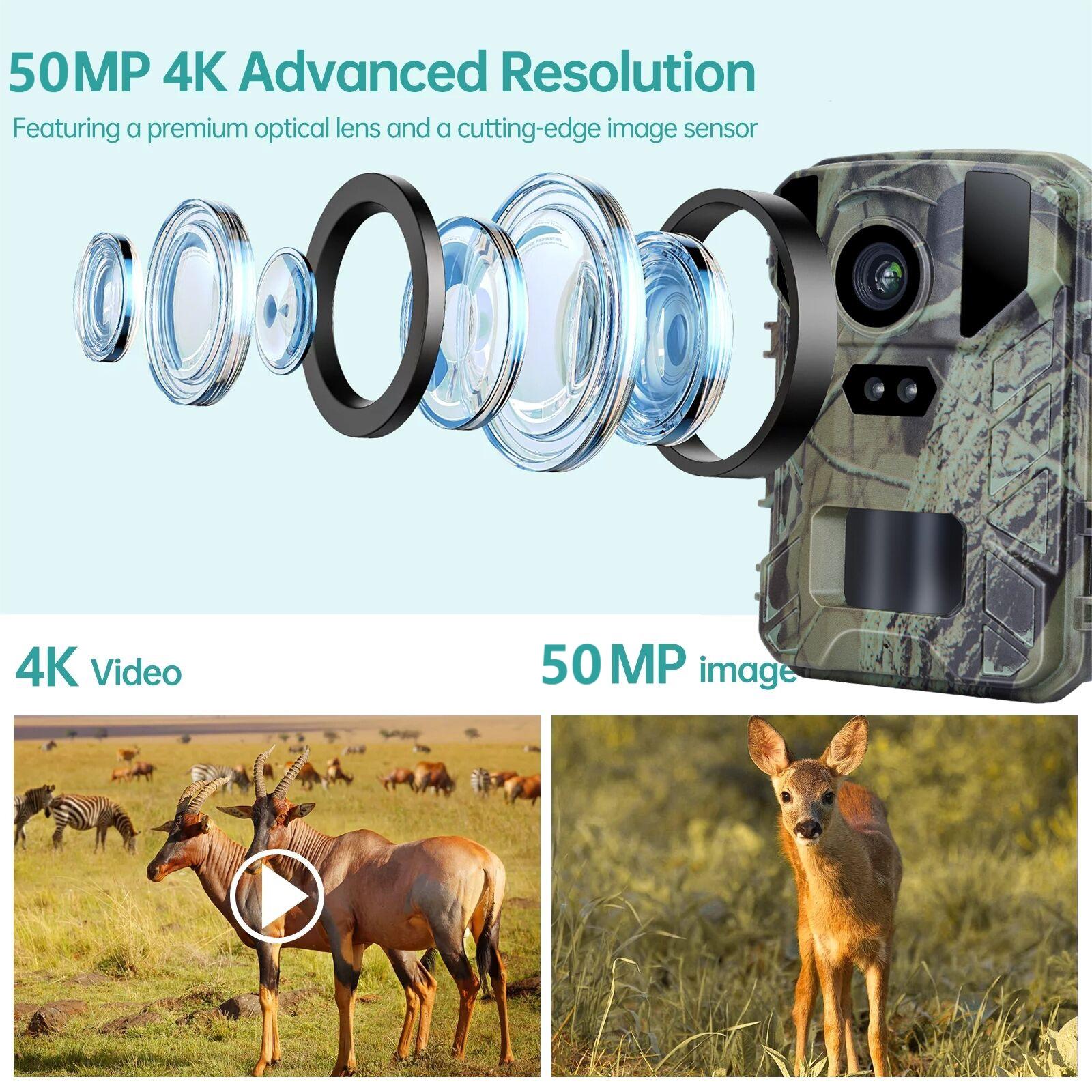 V562-1027904060DBT-202505231526-05 50mp / 4k Mini Wildlife Hunting Camera with Night Vision - Image 6