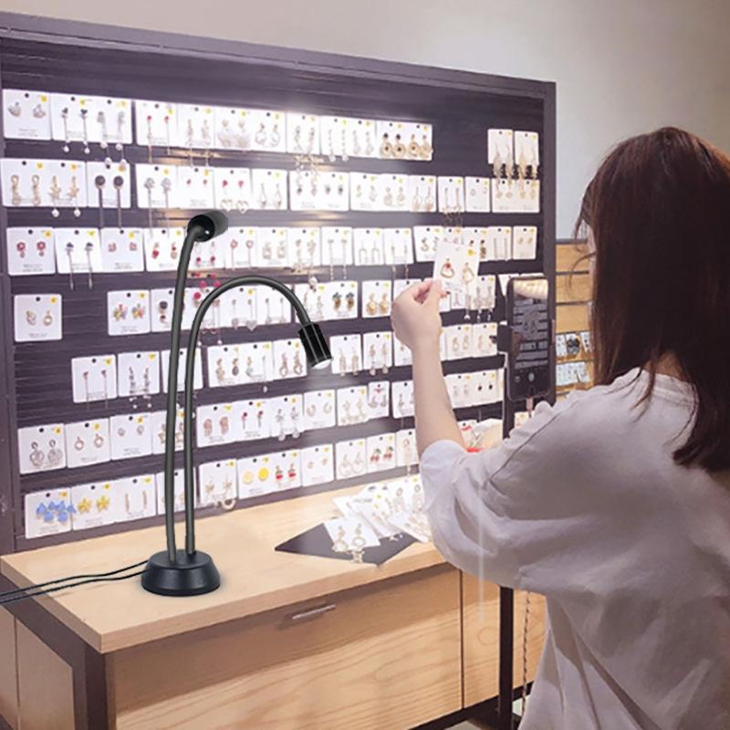 V562-1031750850DBT-202502212230-06 Adjustable Led Jewelry Table Lamp for Wenwan Diamond Jadeite Jade - Single Head - Image 8