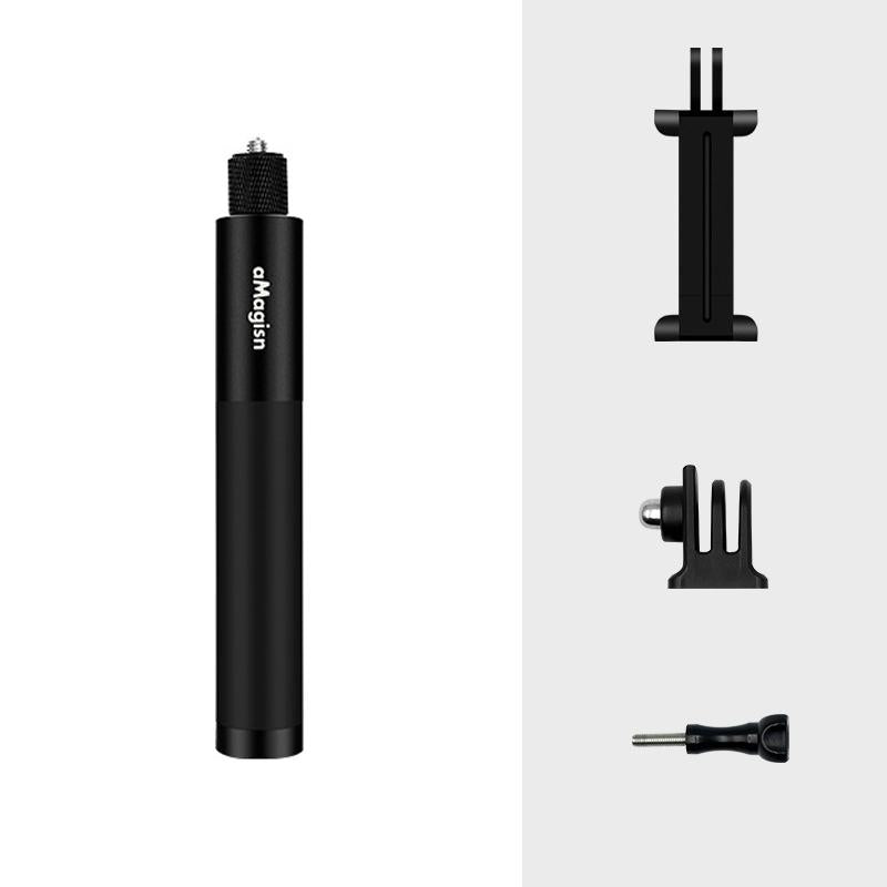 V562-1039554060DBT-219801-14 70cm Straight Pull Selfie Stick for Sports Cameras with 3 Jaw Screw - Single Rod - Image 15