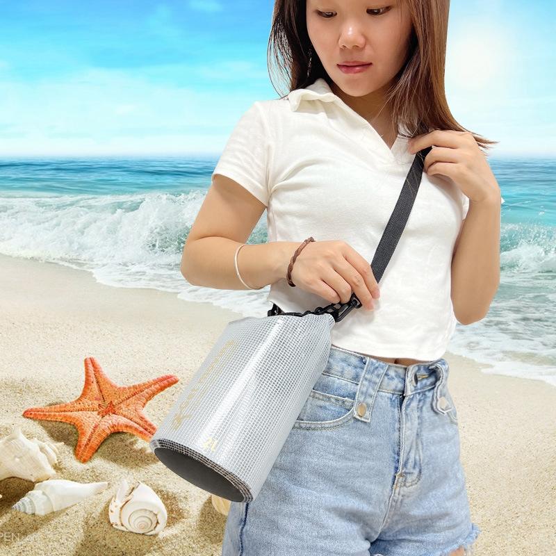 V562-1068304060DBT-202504251740-02 2L Waterproof Bag For Beach Rafting And Swimming Translucent Design - Image 3