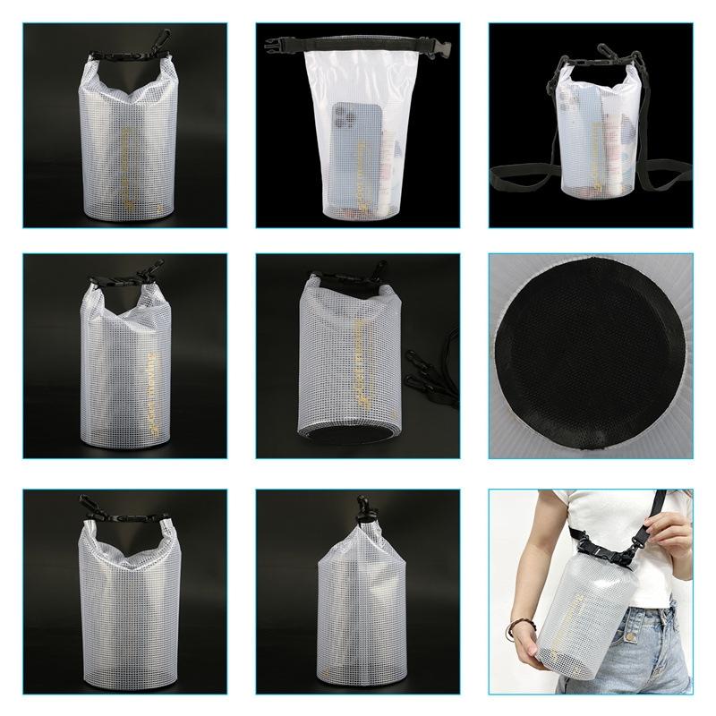 V562-1068304060DBT-202504251740-05 2L Waterproof Bag For Beach Rafting And Swimming Translucent Design - Image 6