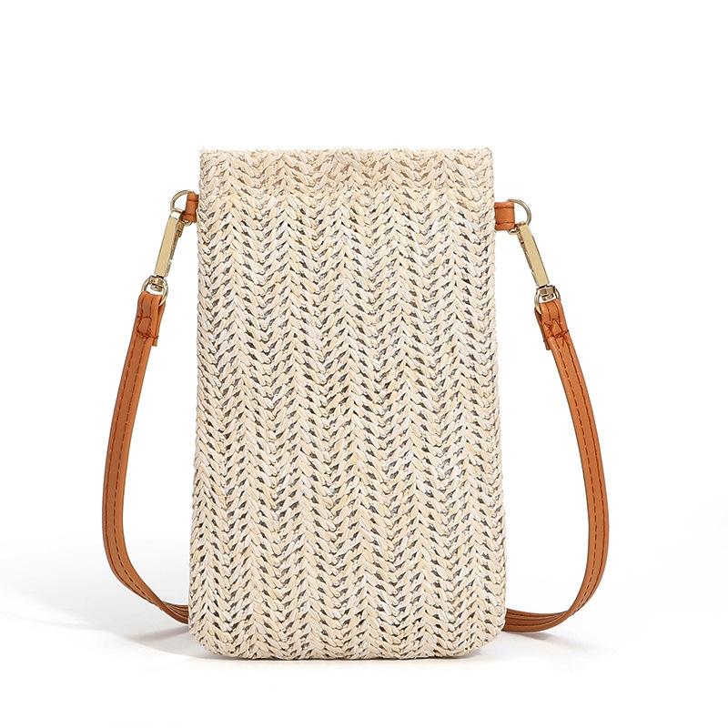 V562-1083032060DBT-202505191626-01 Beach Bag One Shoulder Straw Purse For Summer Fun - Image 2