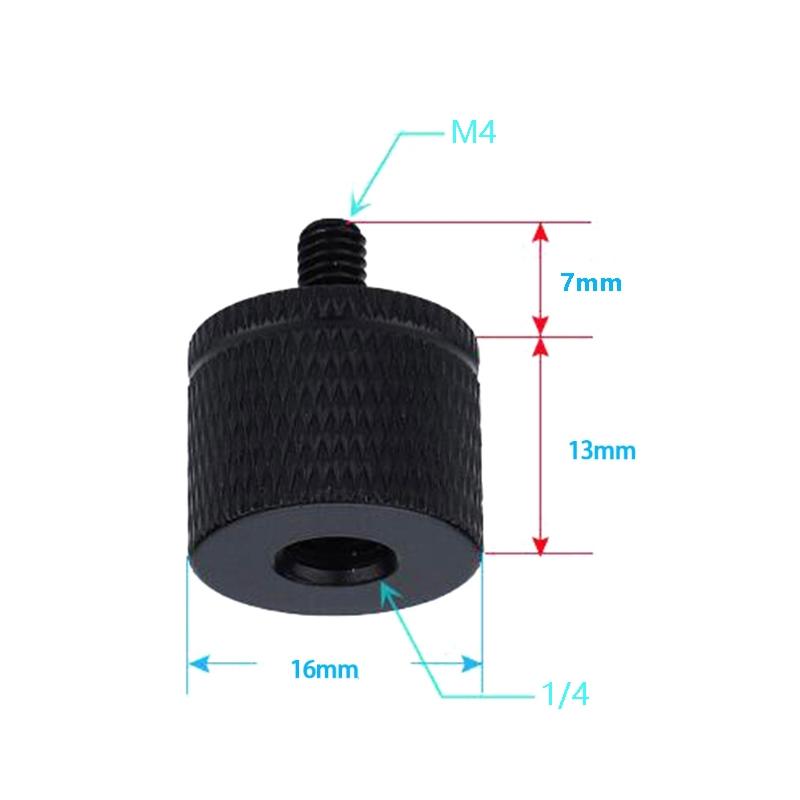 V562-1087481060DBT-202503061925-02 4-Piece A18 1 / 4 Female To M4 Male Screw Adapter - Image 3