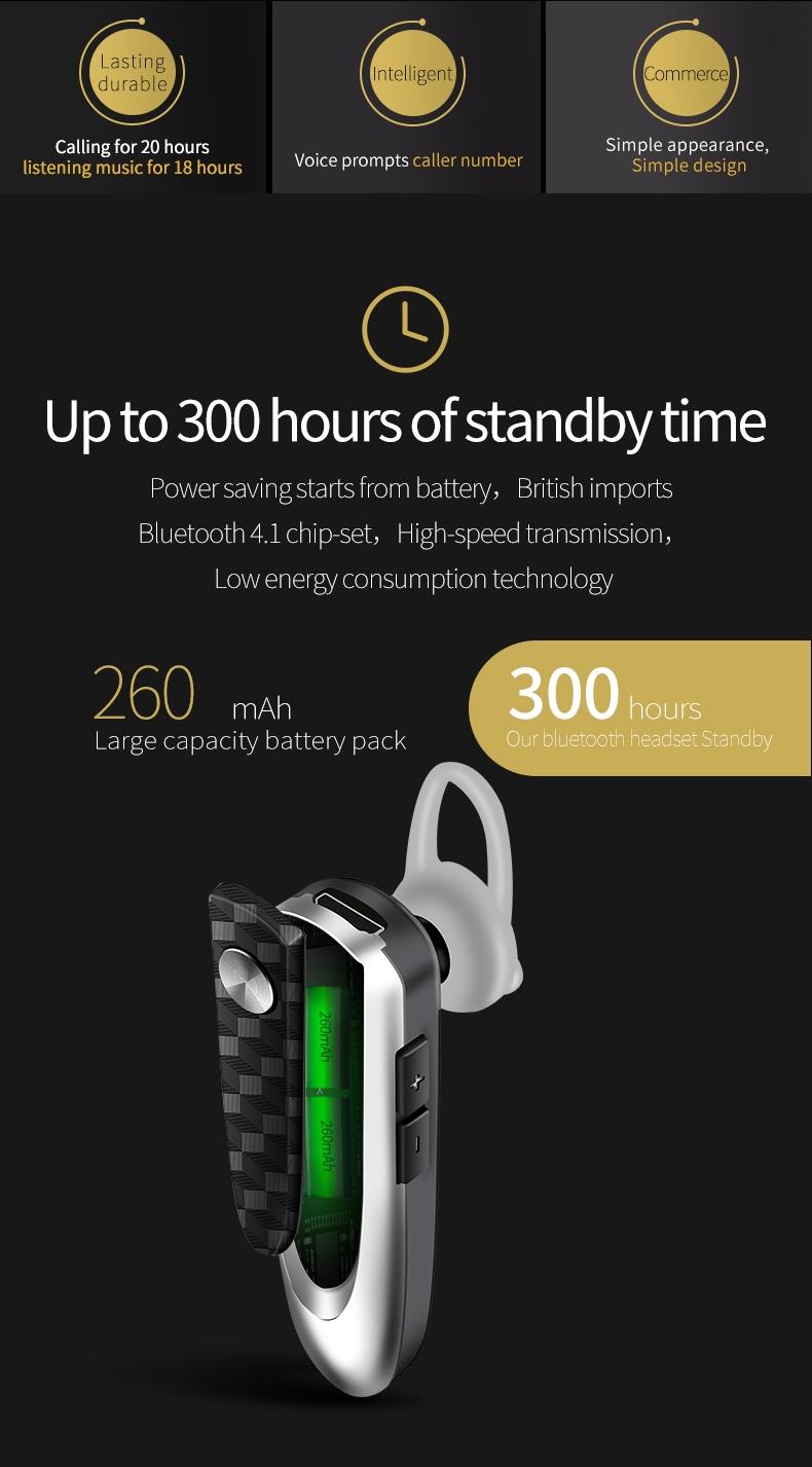 V562-10991200AYS-202503062015-03 Wireless Bluetooth Earbud for Hands-free Calls and Music - Large Battery - Black - Image 4