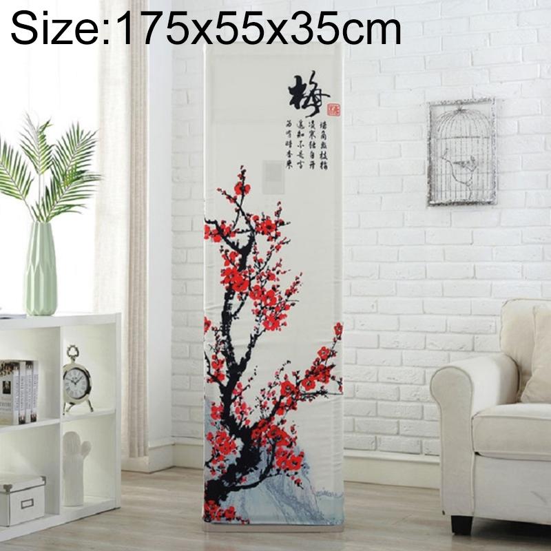 V562-1129377230DBT-202503031711-00 Red Plum All-inclusive Fabric Dust Cover for Vertical Cabinet Ac - 175x55x35cm - Image 1