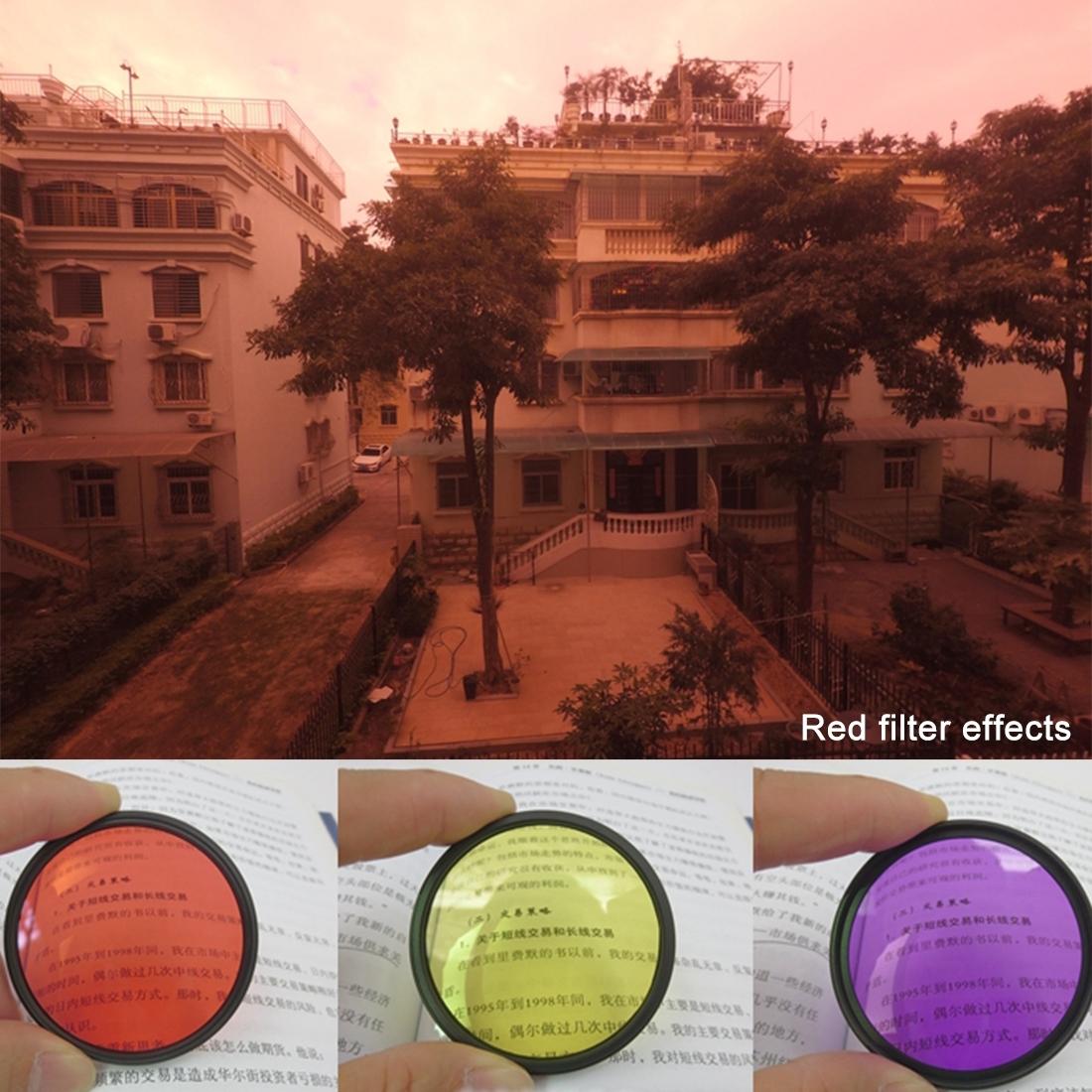 V562-1131ACD-202505221316-10 52mm Lens Filter Set for Gopro Hero5 Action Camera - Cpl Uv Nd8 Nd2 Star 8 Fld - Image 11