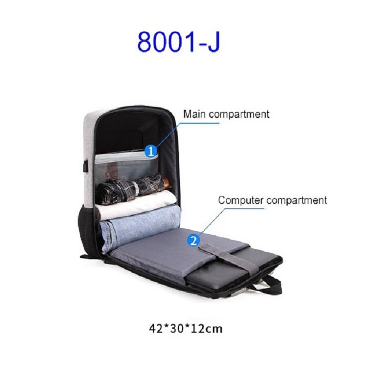 V562-1147432060DBT-202505271253-03 Anti-theft Hard Shell Backpack for Men with Alloy Frame - Blue - Image 4