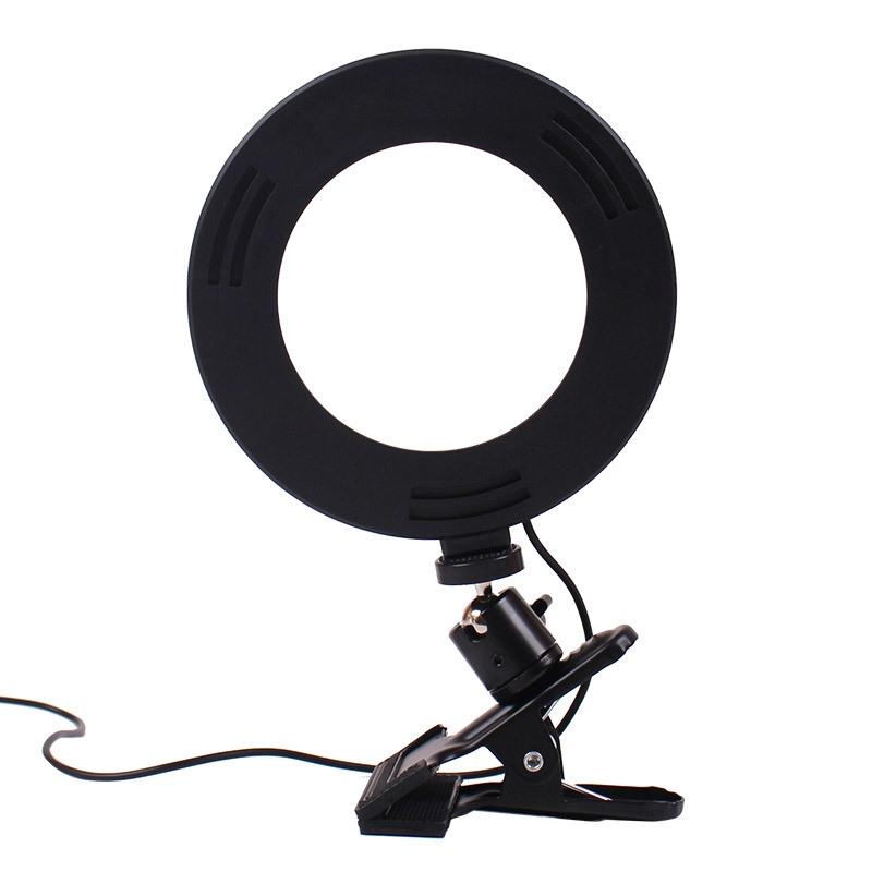 V562-12086650DBT-202503061835-03 Adjustable 6 Led Ring Light with Strong Clip - 2m Desktop Computer Clip Light - Image 4