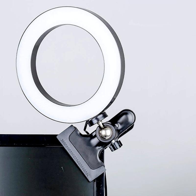 V562-12086650DBT-202503061835-09 Adjustable 6 Led Ring Light with Strong Clip - 2m Desktop Computer Clip Light - Image 10