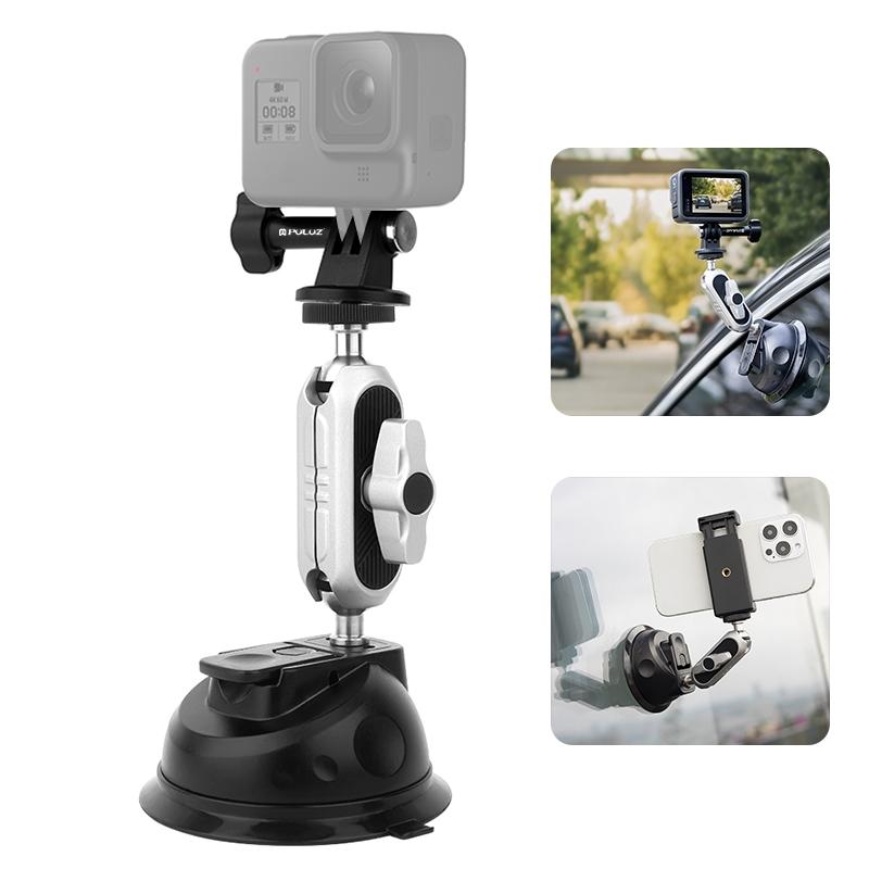 V562-168UP-202502211920-00 Universal Car Phone Mount with Suction Cup Arm - Image 1