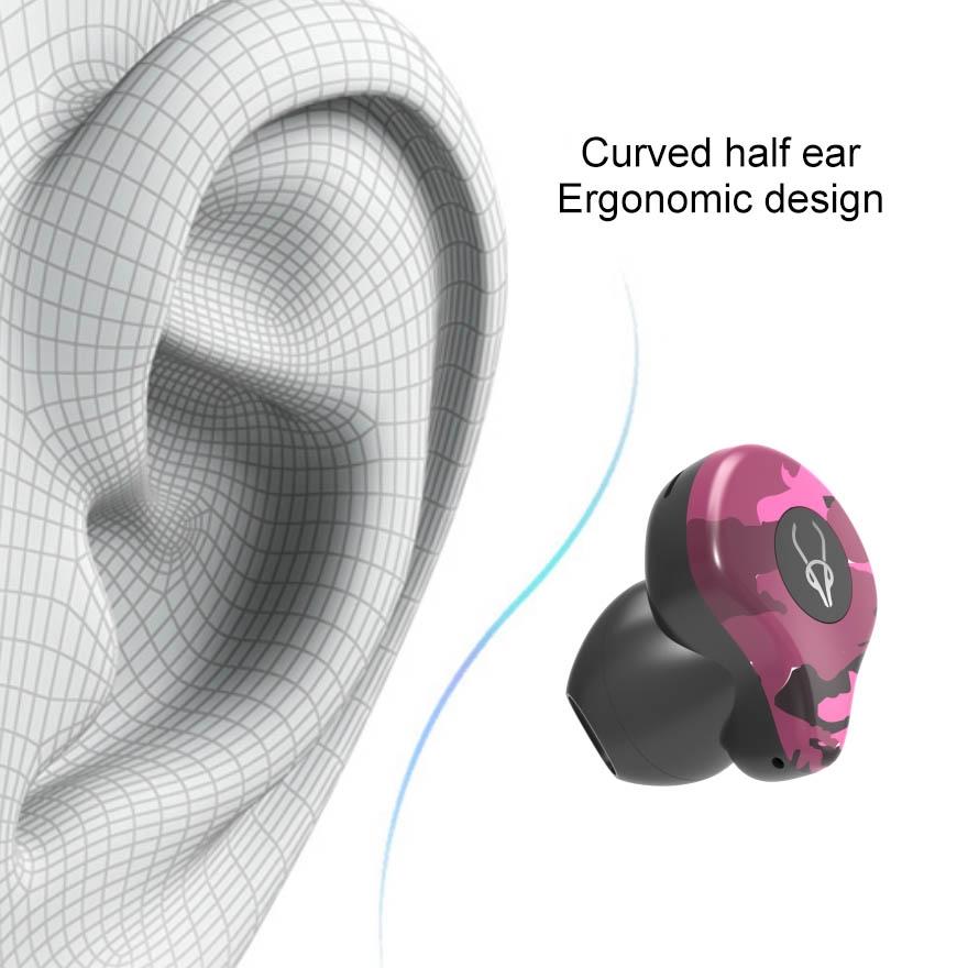 V562-20077000ADE-202503061825-04 Waterproof Wireless Bluetooth Earphones with Charging Box - X12 Ultra- Sahara Camo - Image 5