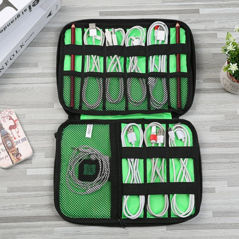 V562-2029542060DBT-202504022120-06 Portable Multifunctional u Disk Storage Bag for Mobile Phone Accessories - Black - Image 7