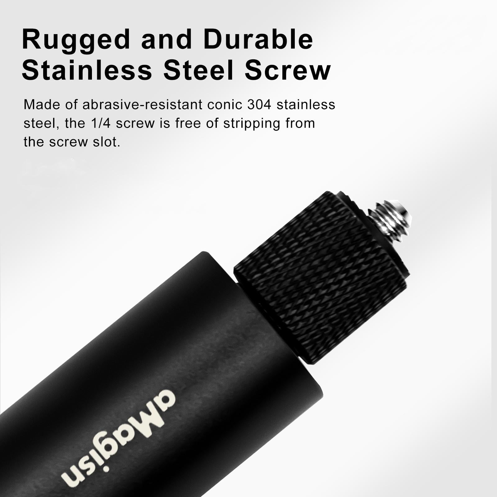 V562-2039554060DBT-219803-05 70cm Straight Pull Selfie Stick for Sports Cameras with 3 Jaw Screw - Rod+1/4 Turn 3 Jaw+Screw - Image 6