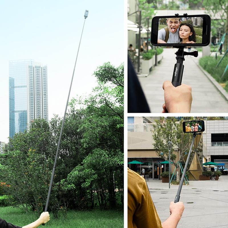 V562-2039554060DBT-219803-08 70cm Straight Pull Selfie Stick for Sports Cameras with 3 Jaw Screw - Rod+1/4 Turn 3 Jaw+Screw - Image 9