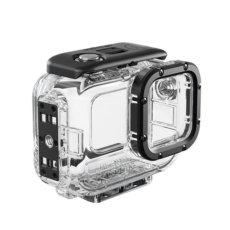 V562-2053554060DBT-219870-01 60m Waterproof Dive Shell for Magisn Camera - Horizontal & Vertical Shooting - For Insta360 Ace - Image 2