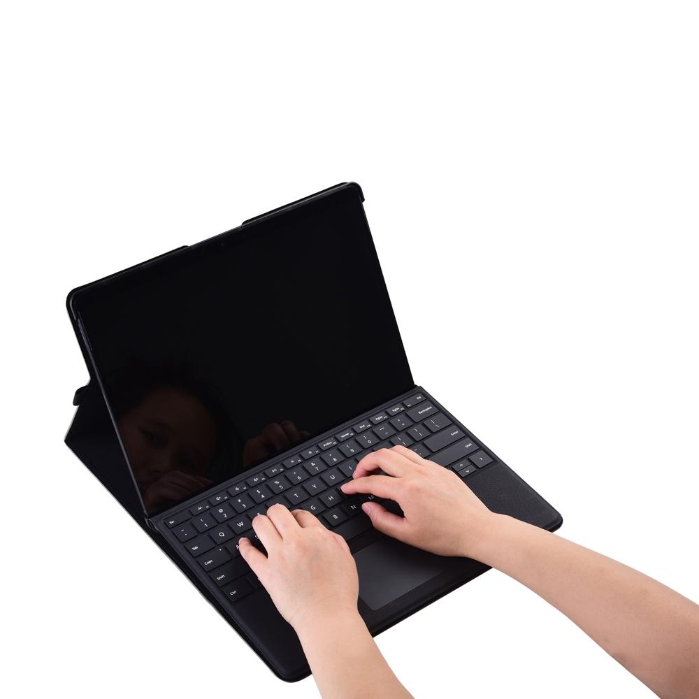 V562-2091191060DBT-202504291930-07 Dark Blue Leather Tablet Case For Microsoft Surface Pro X - 13 Inch - Image 8