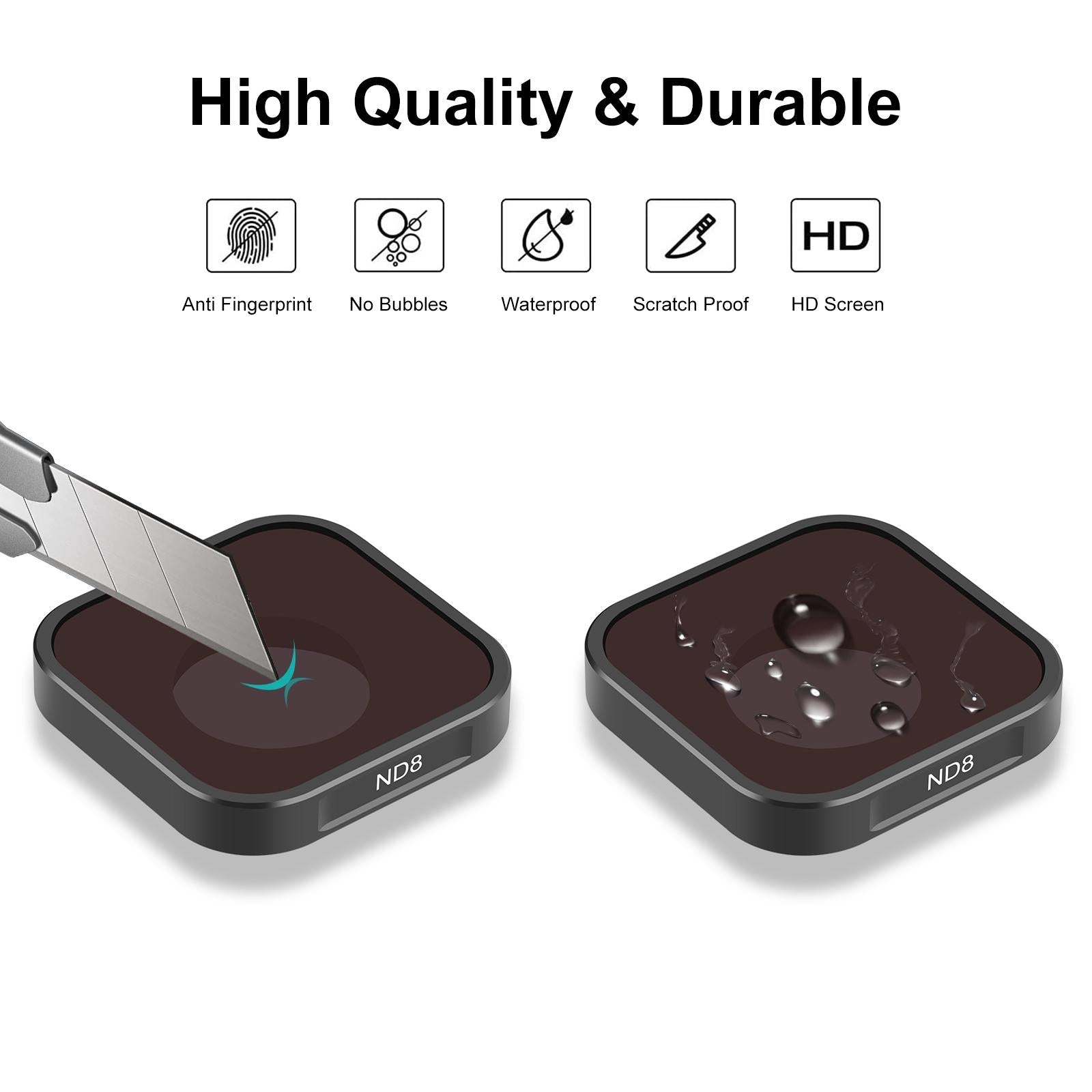 V562-229UP-202505221310-03 Action Camera Lens Filter for Gopro Hero12/11/10/9 - Image 4