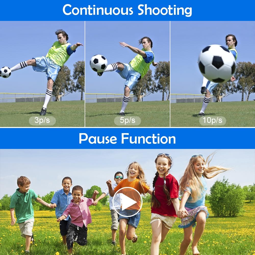 V562-3022003060DBT-202502212205-07 Af2 5600Px 18X Zoom 4K Digital Video Camera With Hood & Microphone & Wide-Angle Lens - Image 8