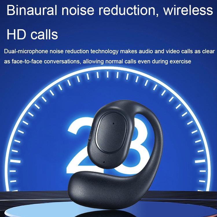 V562-3058134060DBT-202504251715-07 Wireless Bluetooth 5.2 Earphones with Noise Reduction Ear-mounted Design - Black Bag With Accessories - Image 8