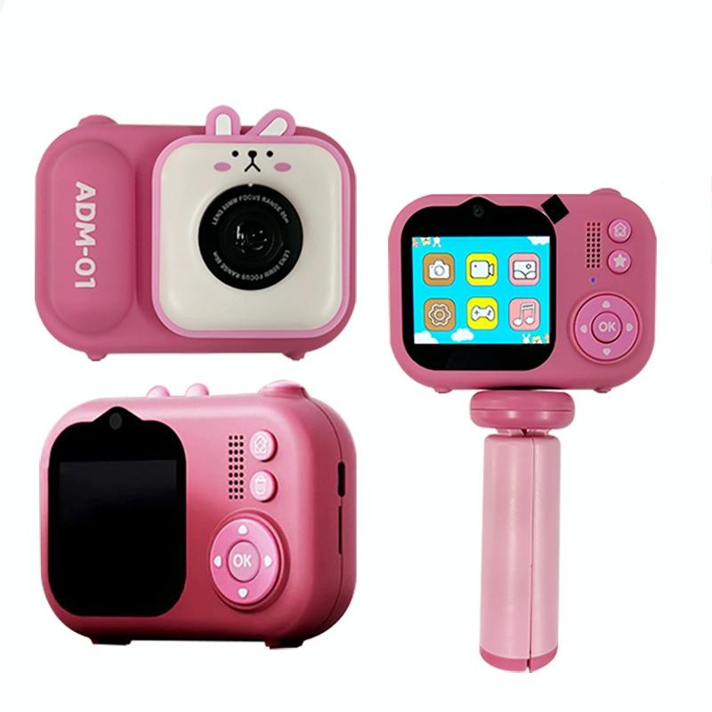 V562-3069994060DBT-202502241540-02 48Mp Dual Lens Kids Digital Camera With 2.4 Ips Screen And 32Gb Tf Card - Blue Fox - With 32G Tf Card Pink Bunny - Image 3