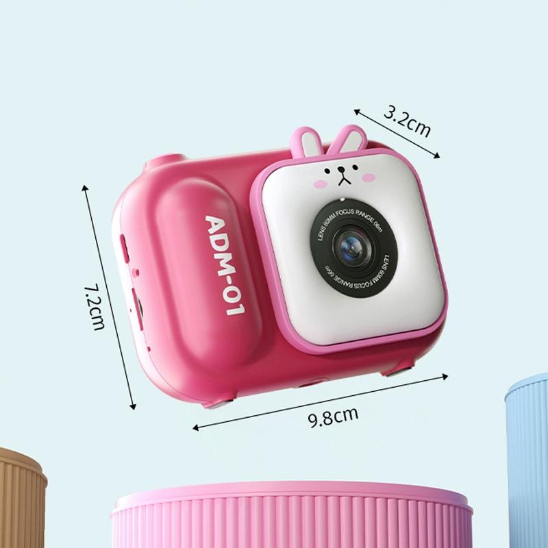 V562-3069994060DBT-202502241540-10 48Mp Dual Lens Kids Digital Camera With 2.4 Ips Screen And 32Gb Tf Card - Blue Fox - With 32G Tf Card Pink Bunny - Image 11