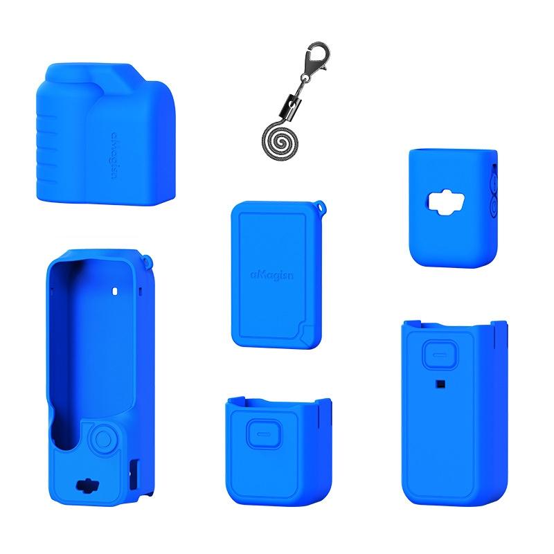 V562-3075554060DBT-202505211925-15 5-in-1 Silicone Case for Dji Pocket 3 Camera Accessories - 5 In 1 Gray - Image 16