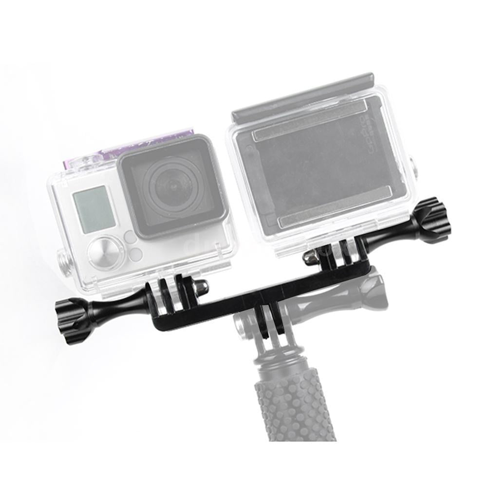 V562-39117310DBT-202502212020-00 Universal Double Bracket Mount for Gopro Hero11 - Screw Adapter - Image 1