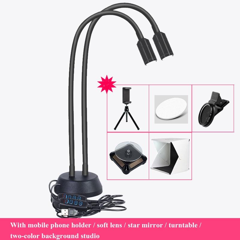 V562-4031750850DBT-202503031312-01 Adjustable Double-head Led Jewelry Table Lamp for Live Photos - Image 4