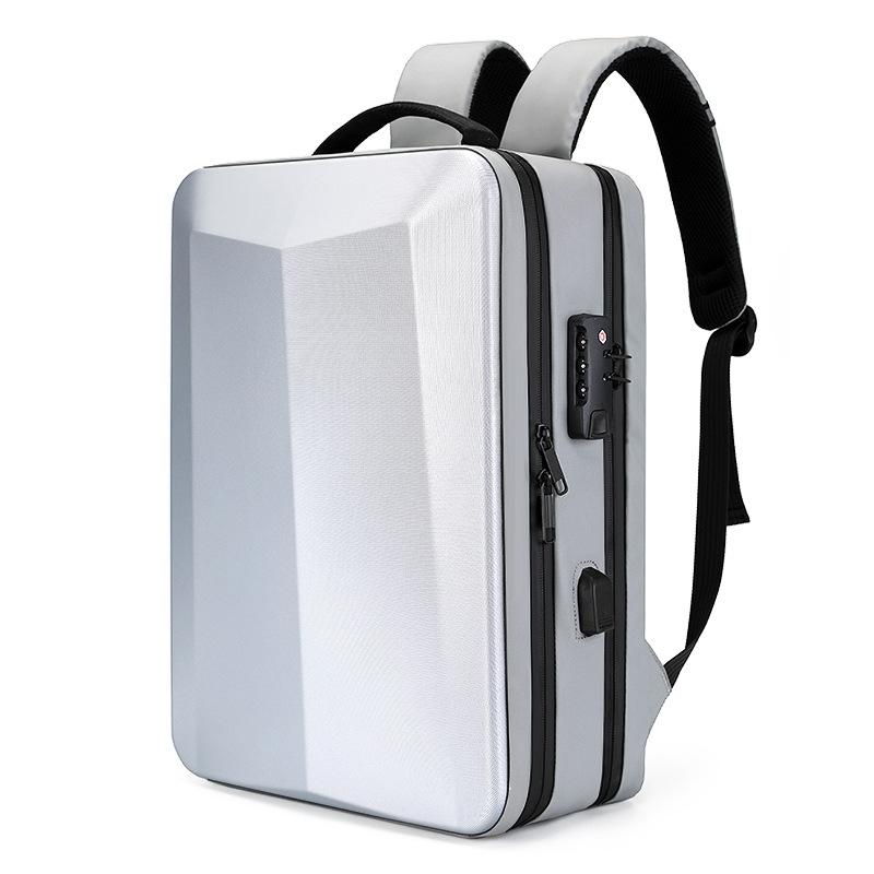 V562-4065922060DBT-202505271316-01 17.3 Silver Gaming Backpack with Hard Shell for Computers - Image 2