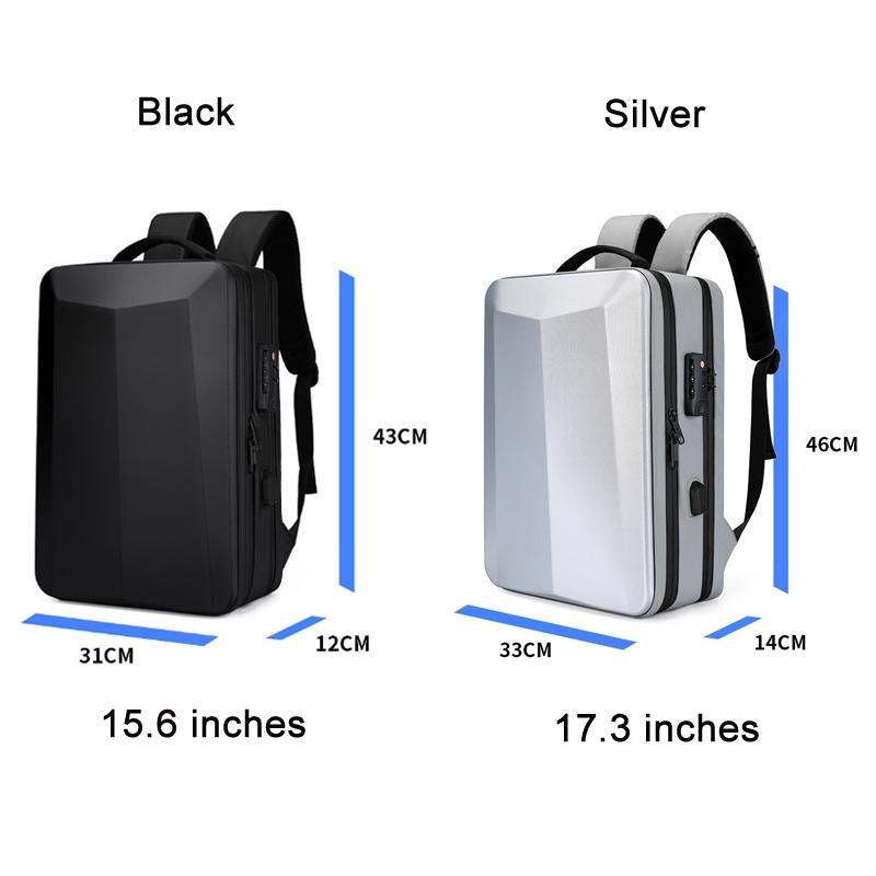 V562-4065922060DBT-202505271316-02 17.3 Silver Gaming Backpack with Hard Shell for Computers - Image 3