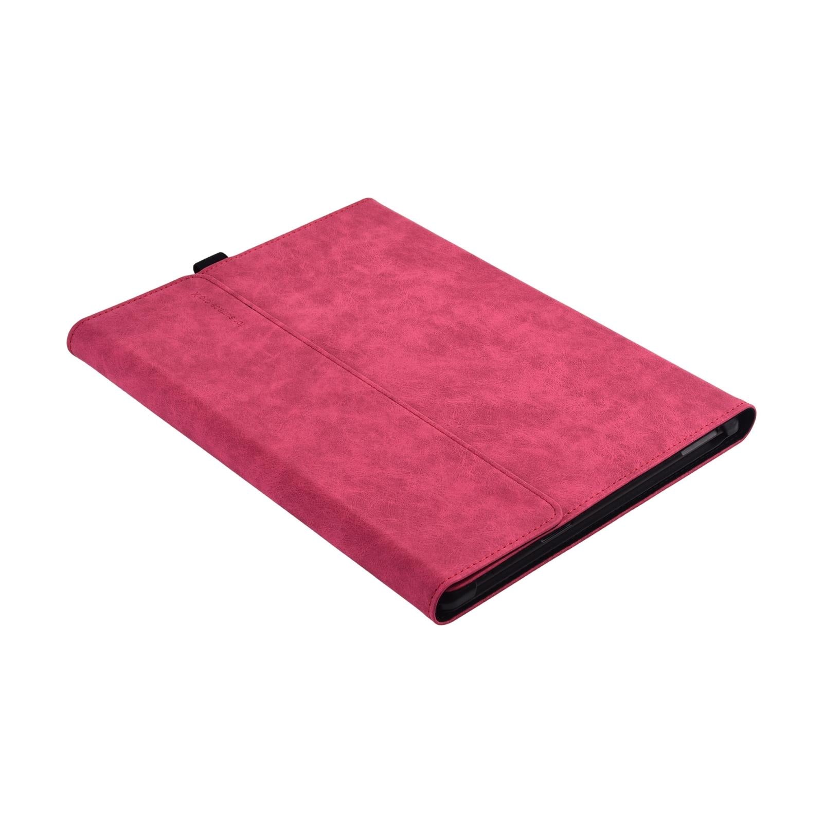 V562-4091191060DBT-202504291927-00 Rose Red Leather Tablet Case For Microsoft Surface Pro X - 13 Inch - Image 1