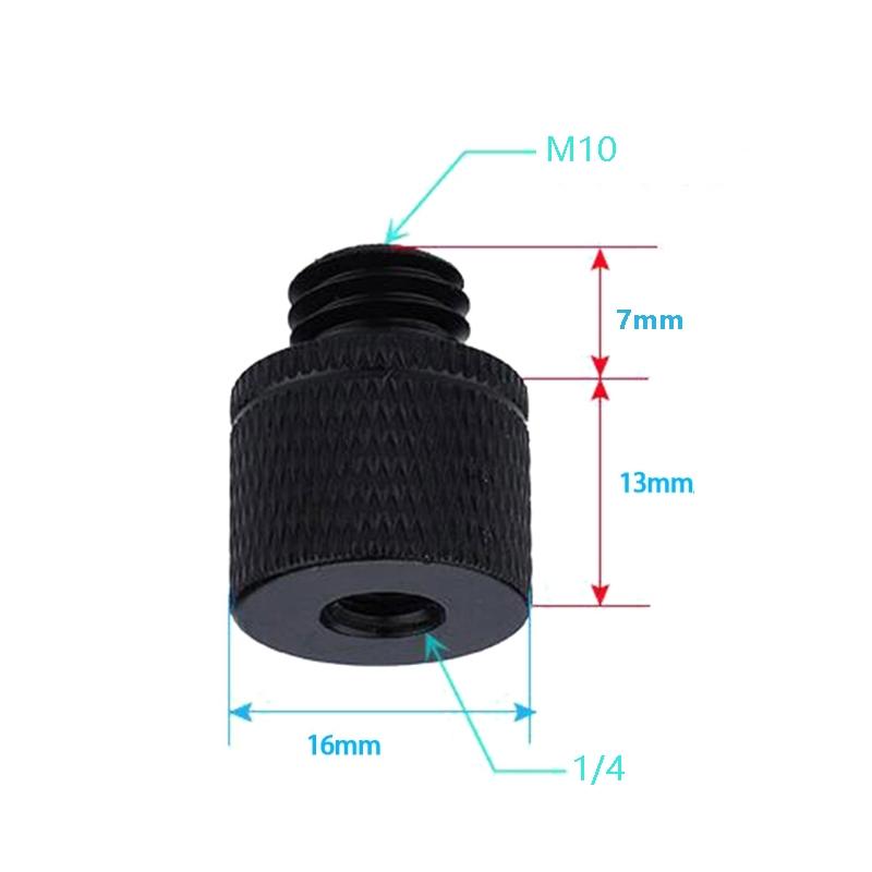 V562-5087481060DBT-202502212346-02 4-Piece A22 1 / 4 Female To M10 Male Screw Adapters - Image 3