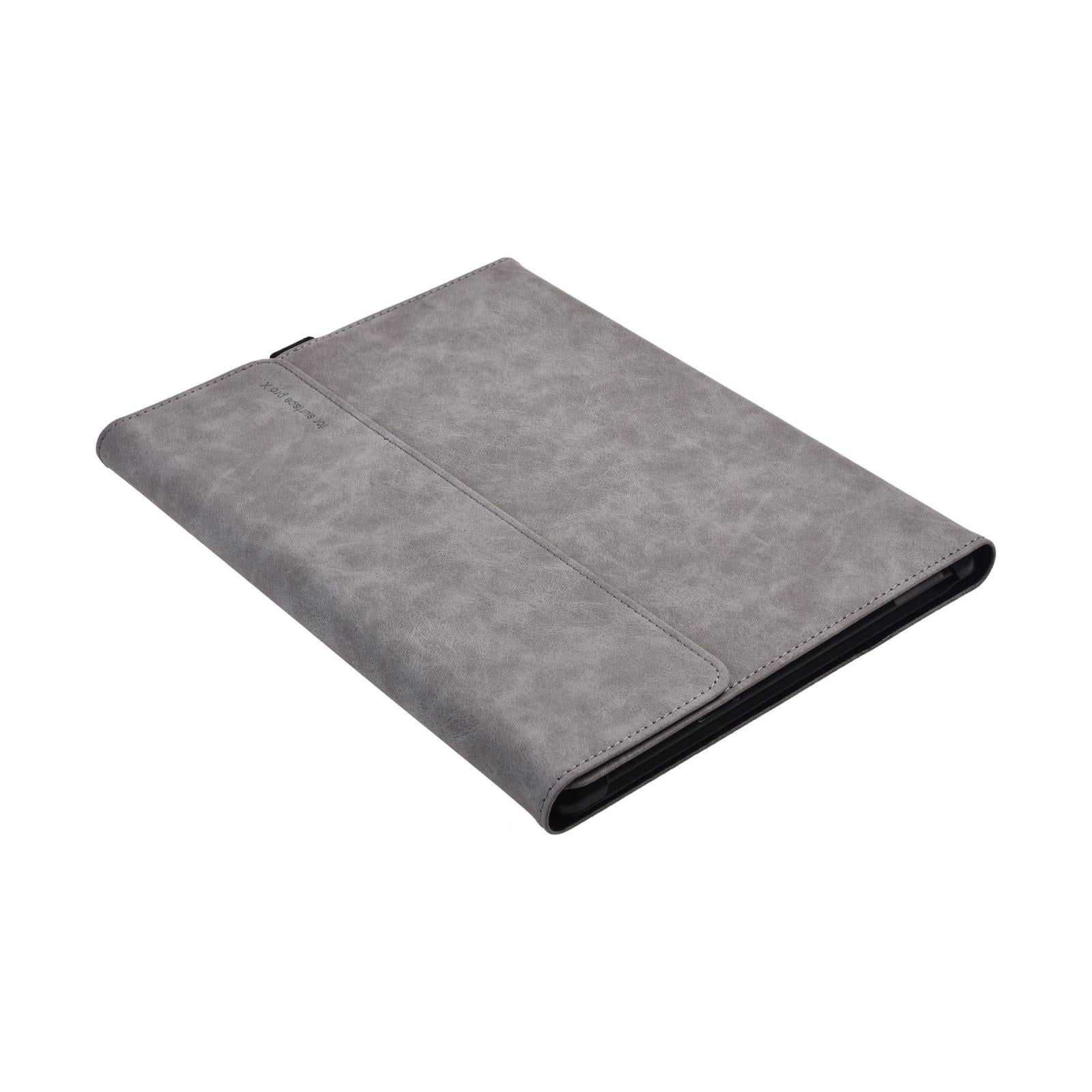 V562-5091191060DBT-202504291927-01 Light Gray Leather Tablet Case For Microsoft Surface Pro X - 13 Inch - Image 2