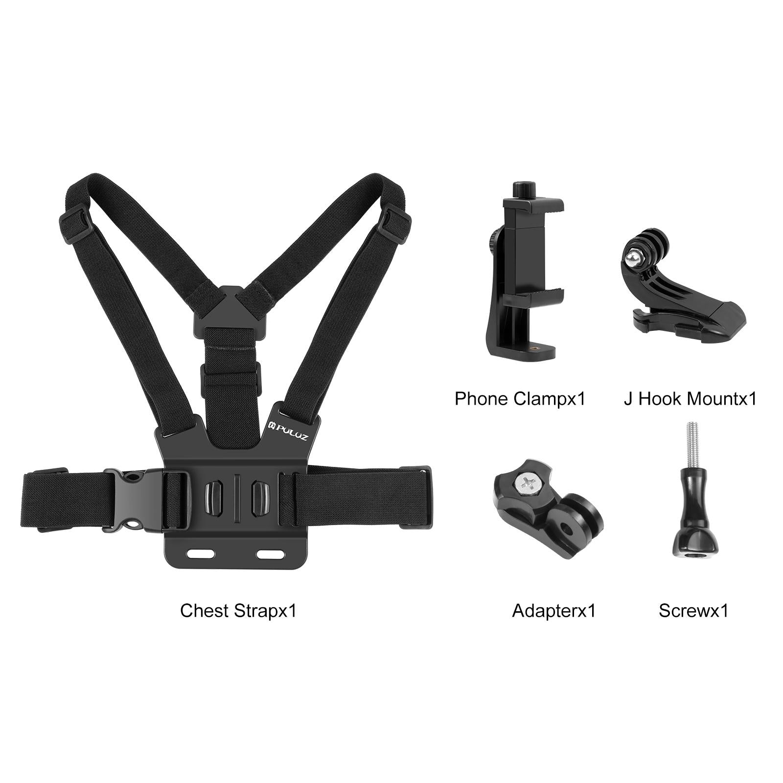 V562-509UP-221041-07 Adjustable Body Mount Belt with Phone Clamp and j Hook Mount - Image 8