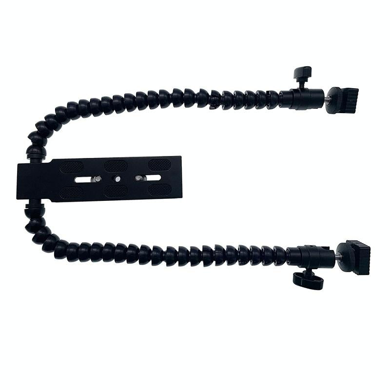 V562-51408650DBT-202503062125-03 Adjustable Dual Arm Flash Bracket Mount For Hot Shoe - Image 4