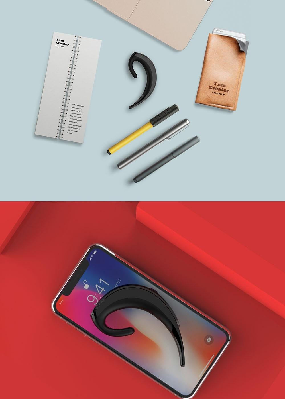 V562-54091161YZ-202505222041-07 Wireless Bluetooth Earphone - Business Style Ear-hanging - Image 8