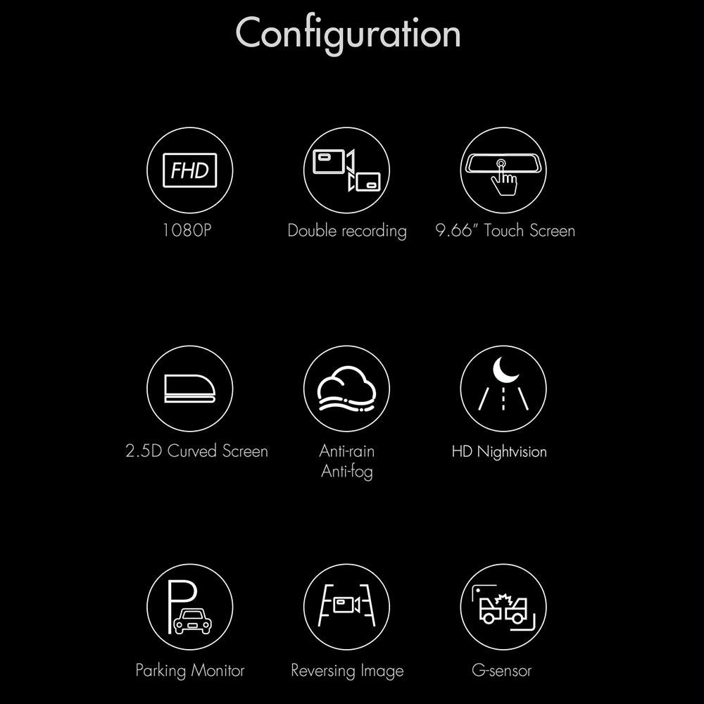 V562-5550300ADE-202502212105-06 9.66 Fhd Ips Touch Screen Car Dvr with Starlight Night Vision - Image 7