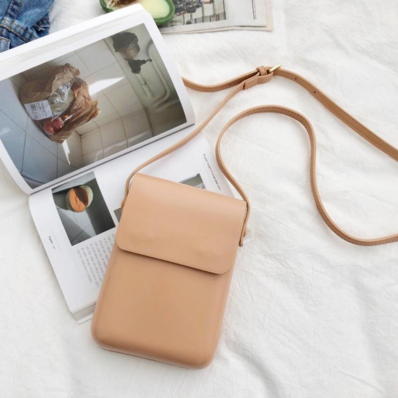 V562-6045303060DBT-202505191545-01 Apricot Crossbody Phone Bag Versatile & Fashionable - Image 2