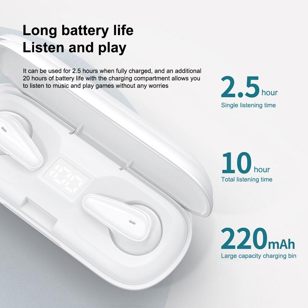 V562-6263D6PI-202505222010-05 Waterproof Bluetooth 5.0 Earphones with Charging Box - White Deer Series - Image 6