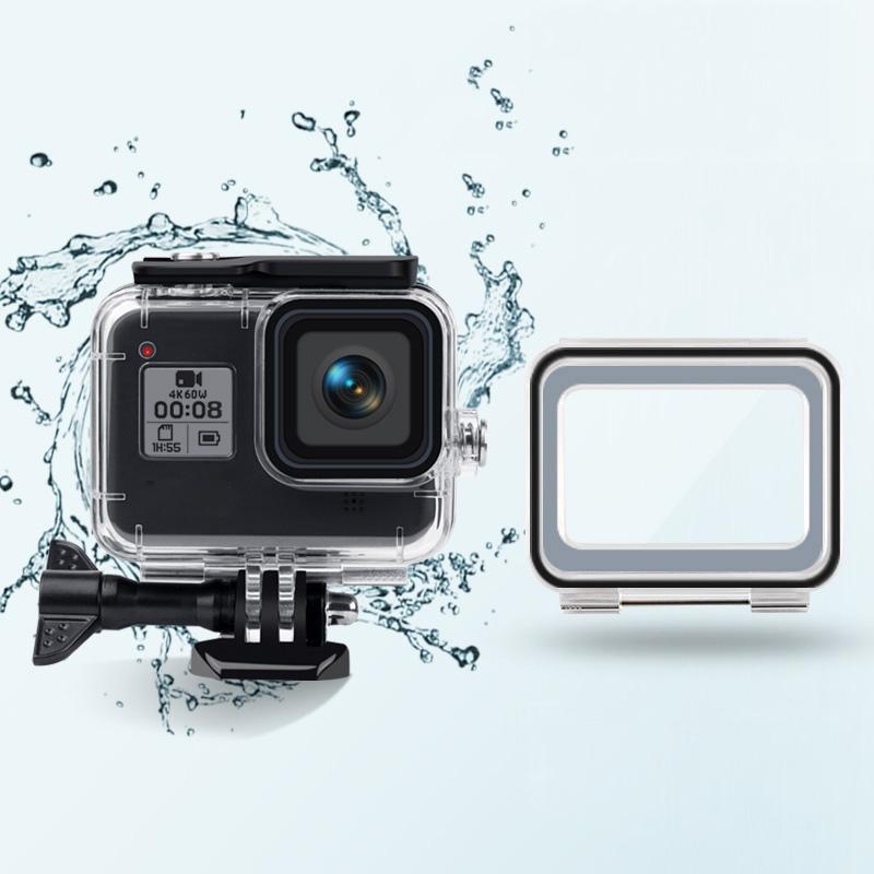 V562-6840ACD-202502211935-00 Waterproof Case for Gopro Hero8 - Touch Back Cover 45m - Image 1