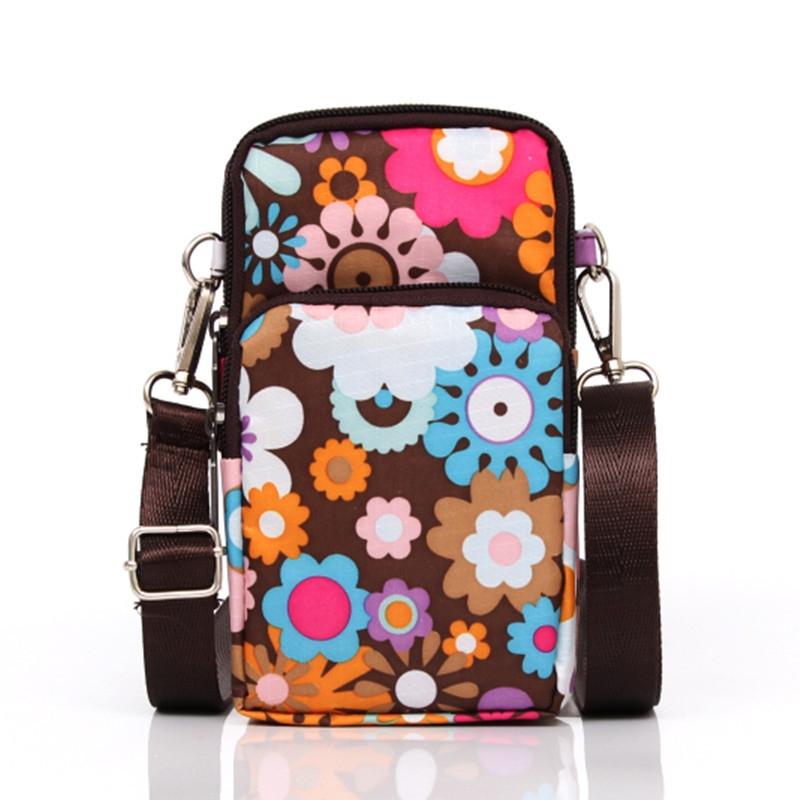V562-7124774060DBT-202505191612-01 Animal Park Mini Crossbody Phone Wallet With Arm Band - Purple Seal - Image 2
