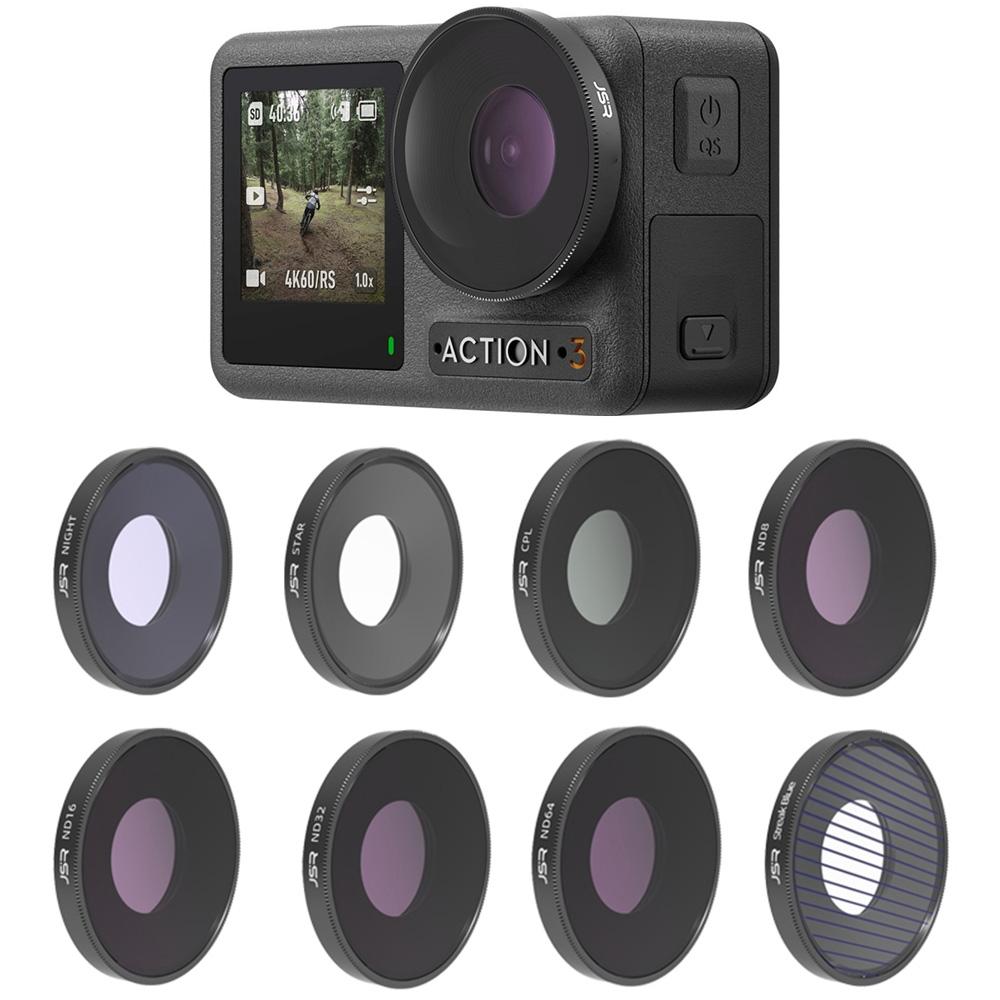 V562-7150POD-202503062150-00 Star Night Lens Filter for Dji Action 3 - Streak Cpl Nd8 Nd16 Nd32 Nd64 - Image 1