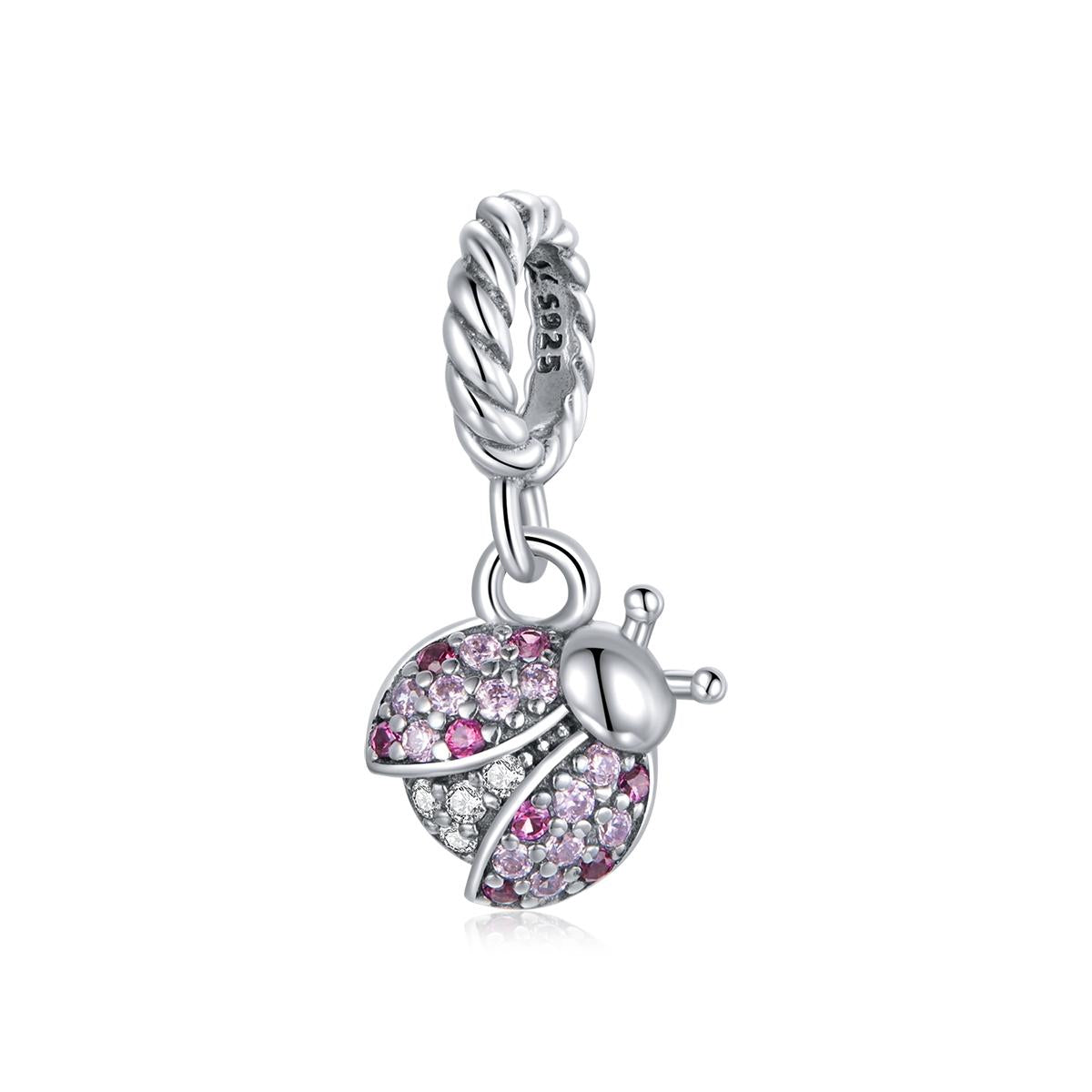 V562-7242100ADE-202504112041-00 925 Sterling Silver Ladybug Pendant For Bracelets & Necklaces - Image 1