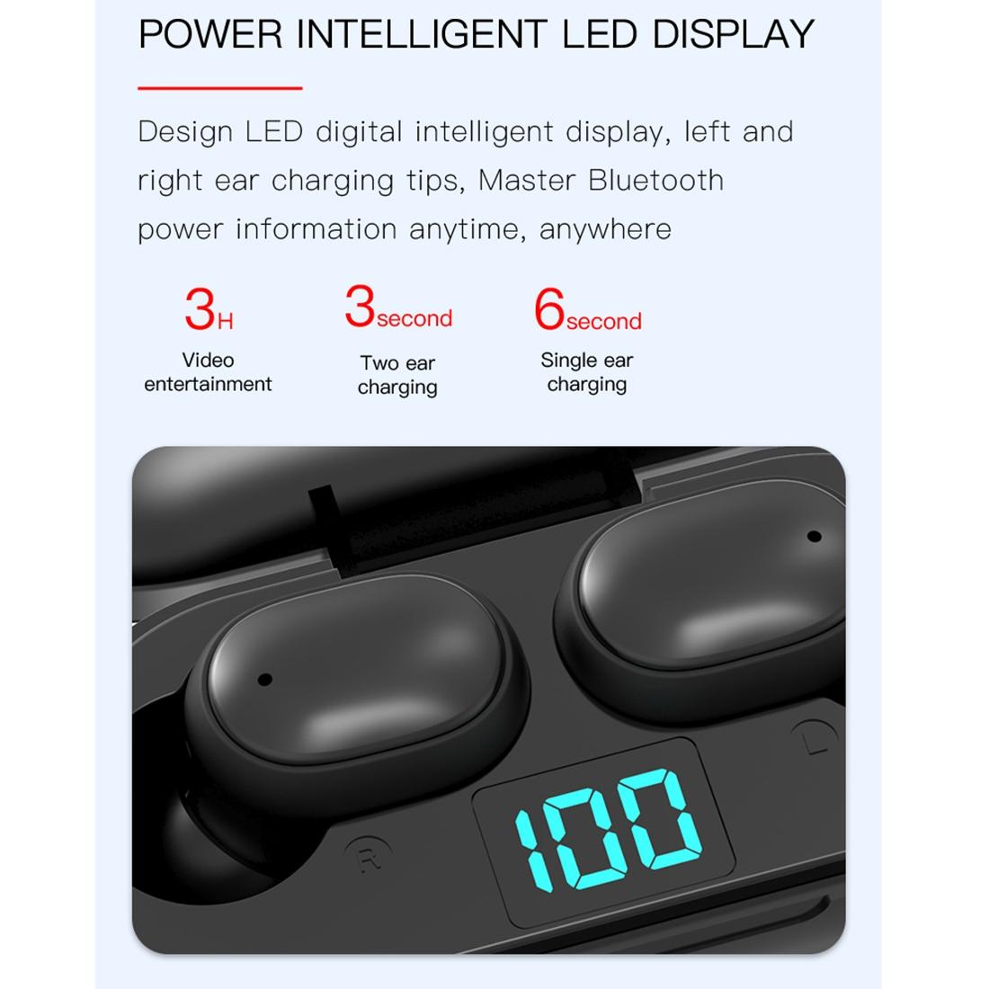 V562-7250D6PI-202502212235-03 Wireless Bluetooth Earphones with Digital Display & Charging Box - H6 Tws - Image 4