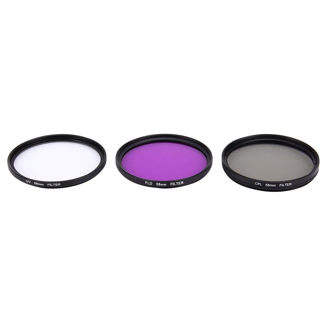 V562-7660ACD-202505221311-01 58mm Professional Lens Filter for Gopro and Xiaomi Yi Sport Camera - Cpl Uv Fld - Image 2