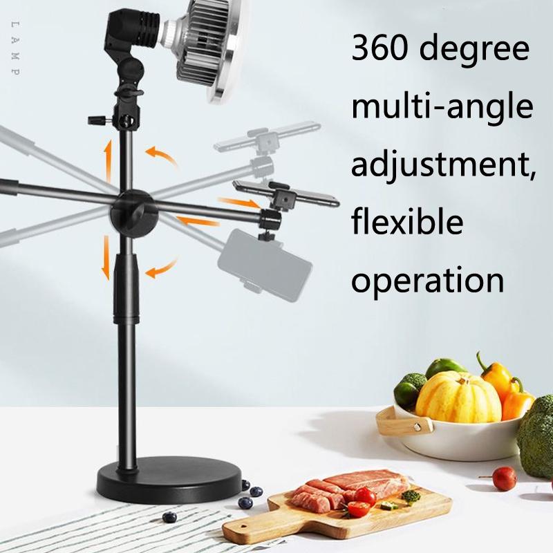V562-8015359950DBT-202503062040-03 500w Mushroom Lamp & Stand for Mobile Phone Photography - Image 4