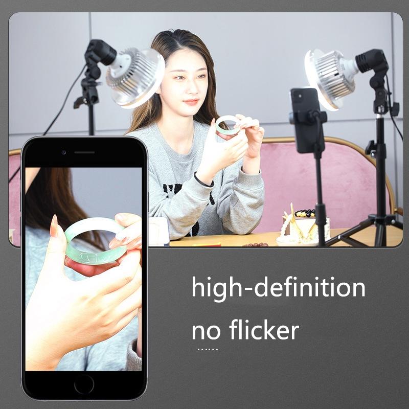 V562-8015359950DBT-202503062040-05 500w Mushroom Lamp & Stand for Mobile Phone Photography - Image 6